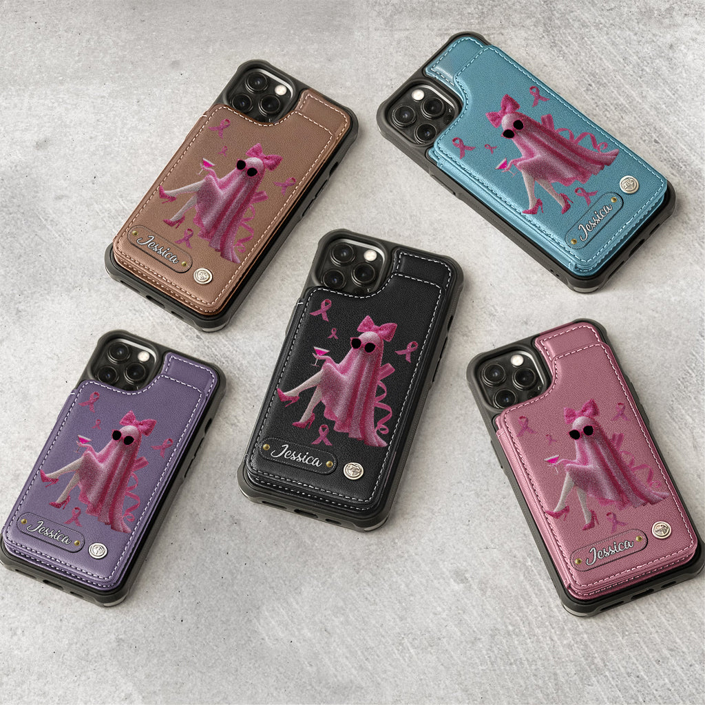 Pink Out - Personalized Breast Cancer Awareness Wallet Phone Case