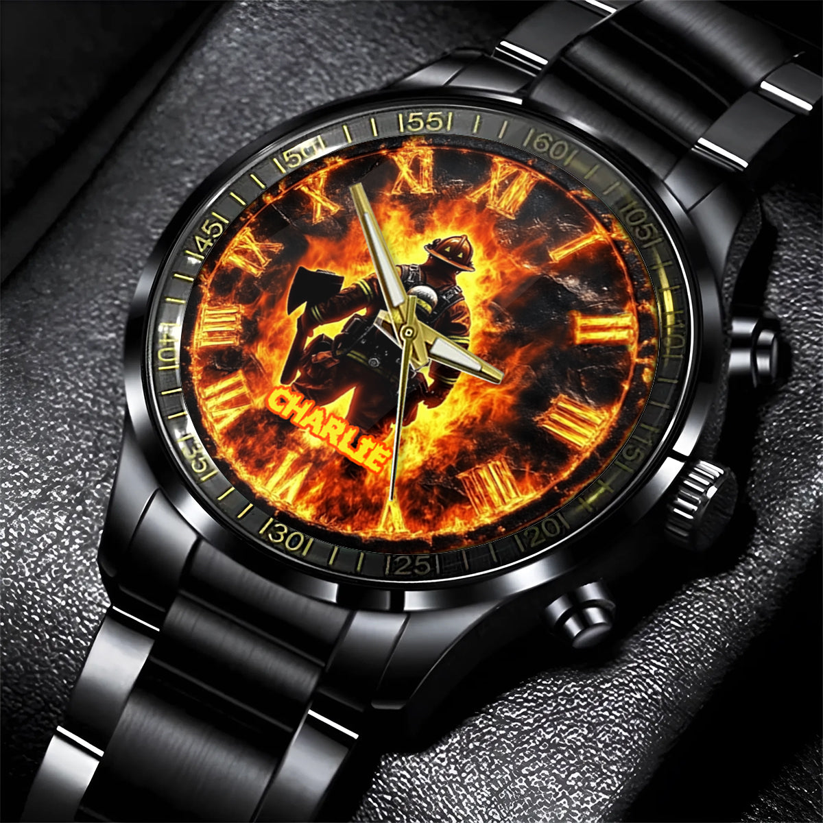 Proud Firefighter - Personalized Firefighter Hand Watch