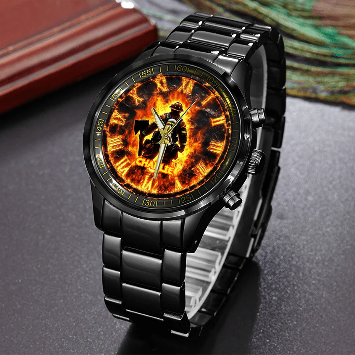 Proud Firefighter - Personalized Firefighter Hand Watch