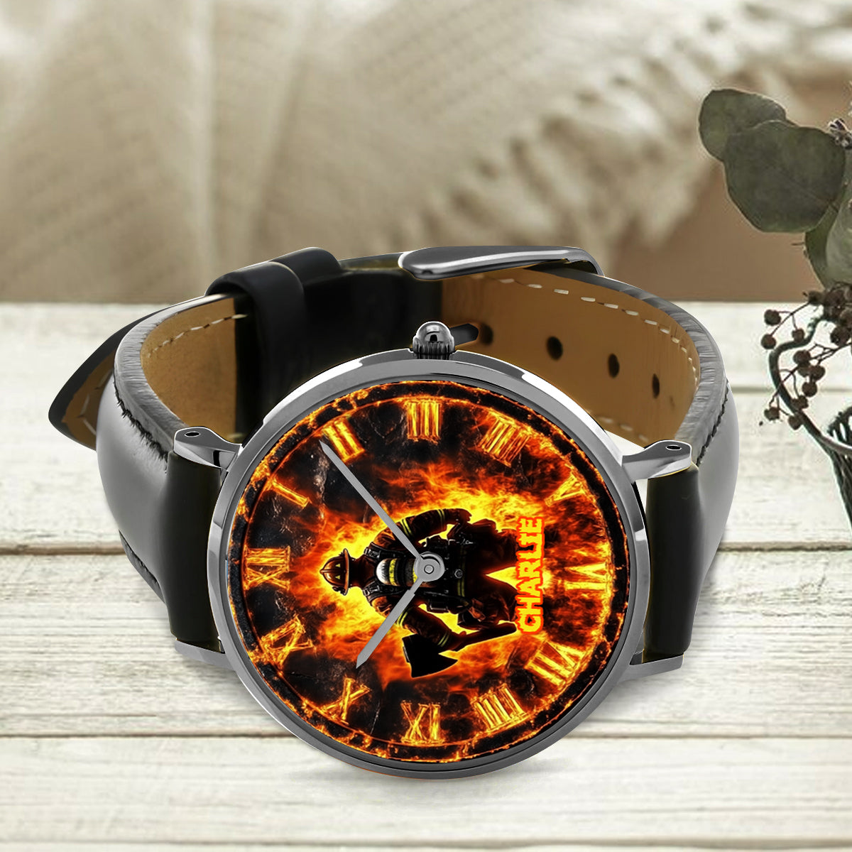 Proud Firefighter - Personalized Firefighter Hand Watch