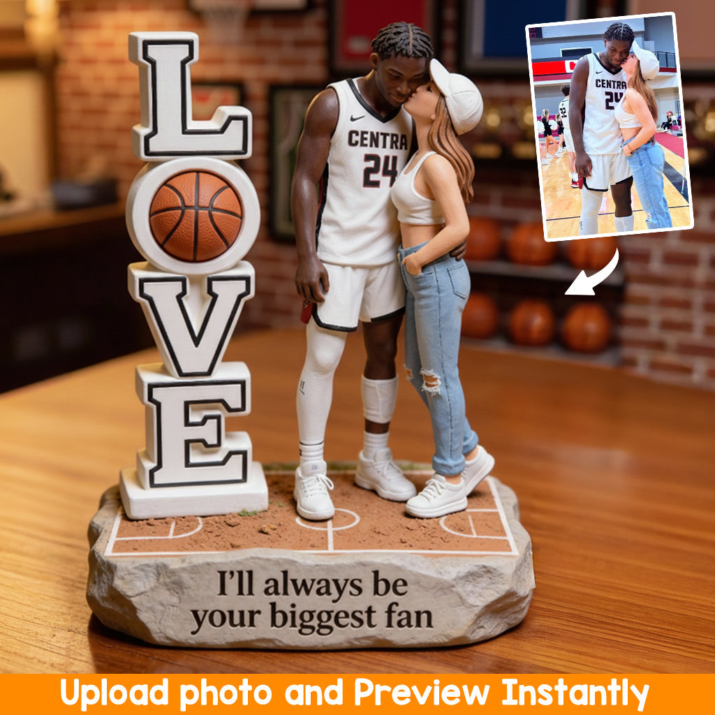 I’ll Always Be Your Biggest Fan - Personalized Football Custom Shaped Acrylic Plaque