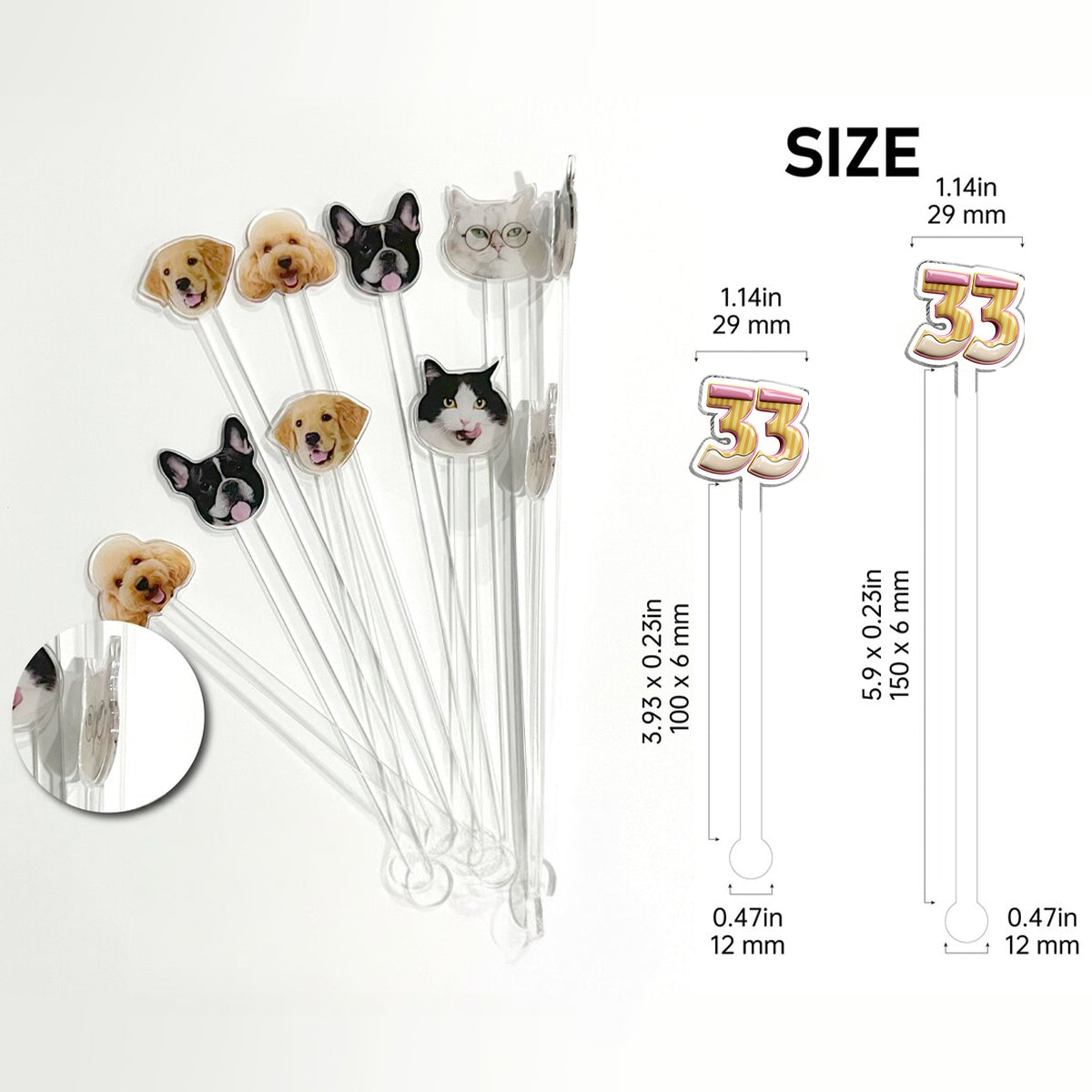 I Survived 67 + 33 Days Of School - Personalized Teacher Set Accent Mug with Acrylic Stirres