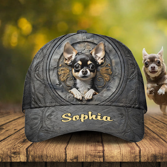 Adorable Chihuahua - Personalized Dog Classic Cap