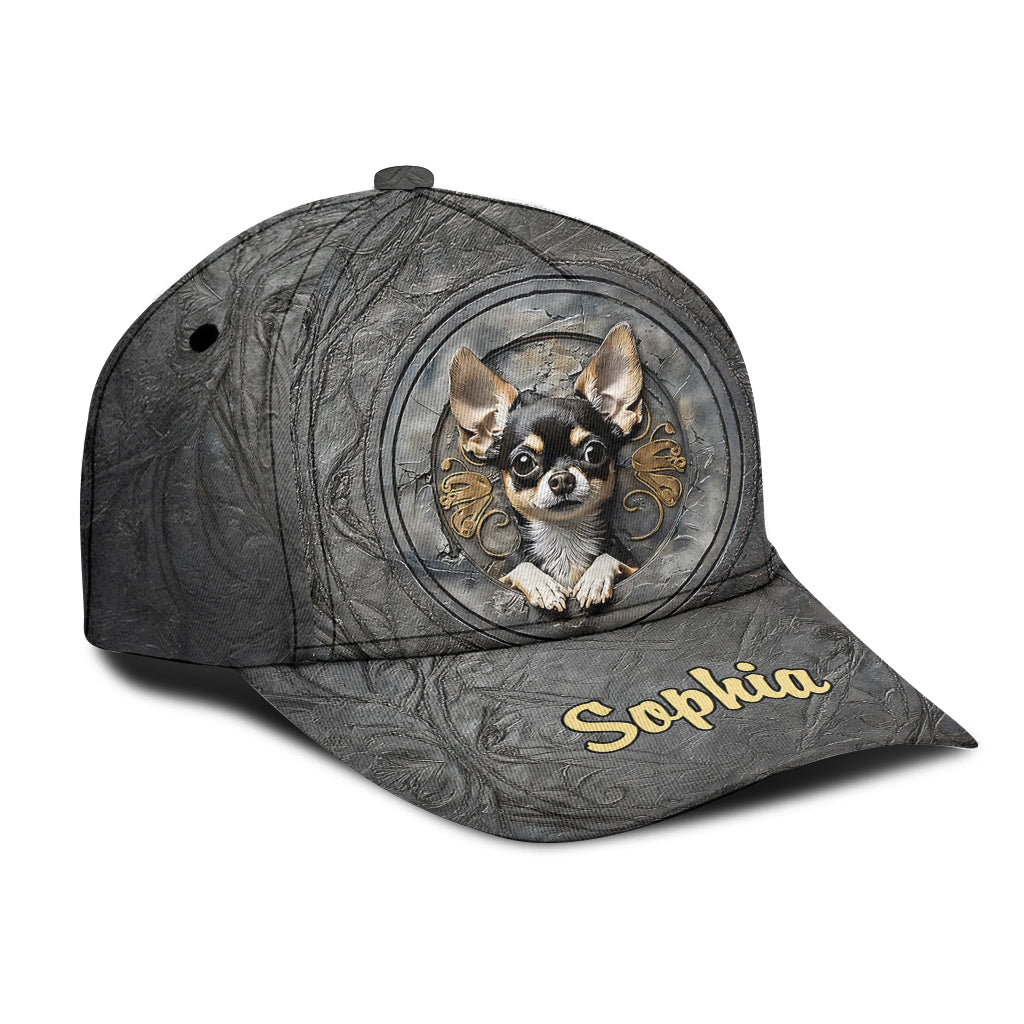 Adorable Chihuahua - Personalized Dog Classic Cap