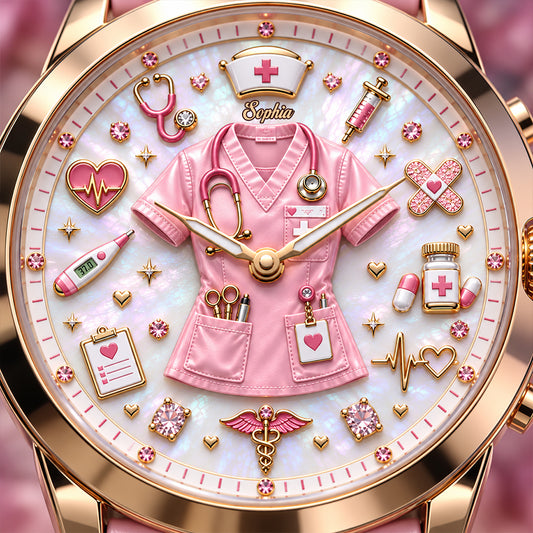 Nurse Life - Personalized Nurse Women Hand Watch