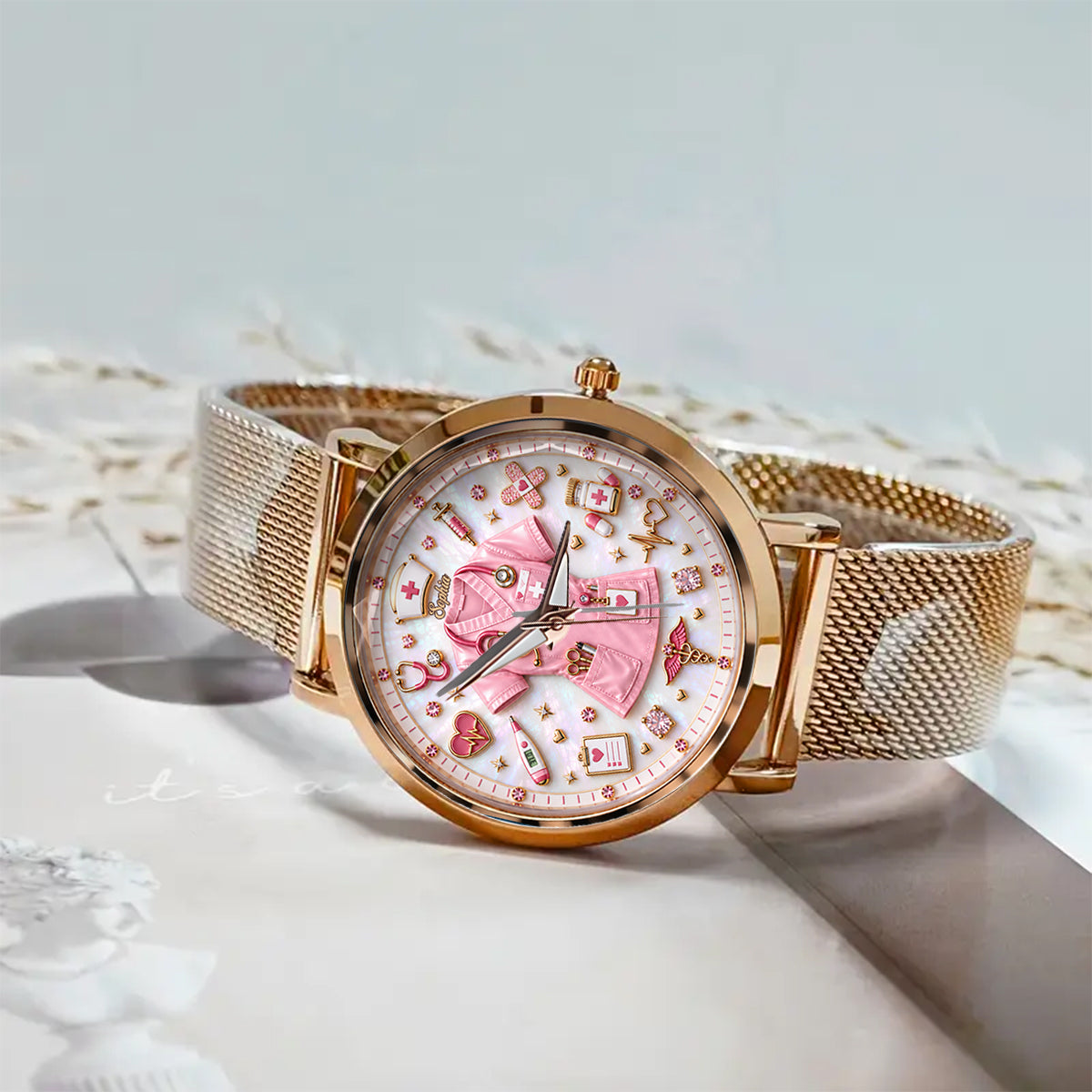 Nurse Life - Personalized Nurse Women Hand Watch
