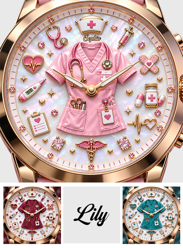 Nurse Life - Personalized Nurse Women Hand Watch
