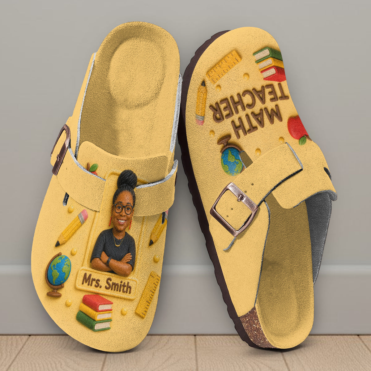 Love Being A Teacher - Personalized Teacher Clogs With Arch Support