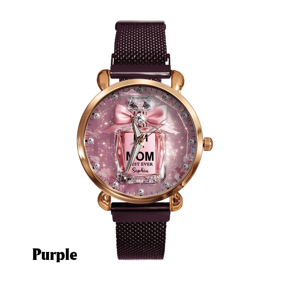 Best Mom Ever - Personalized Mother Women Hand Watch
