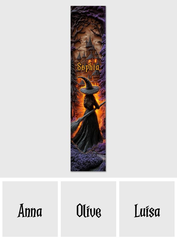 Witch Castle - Personalized Witch Table Runner