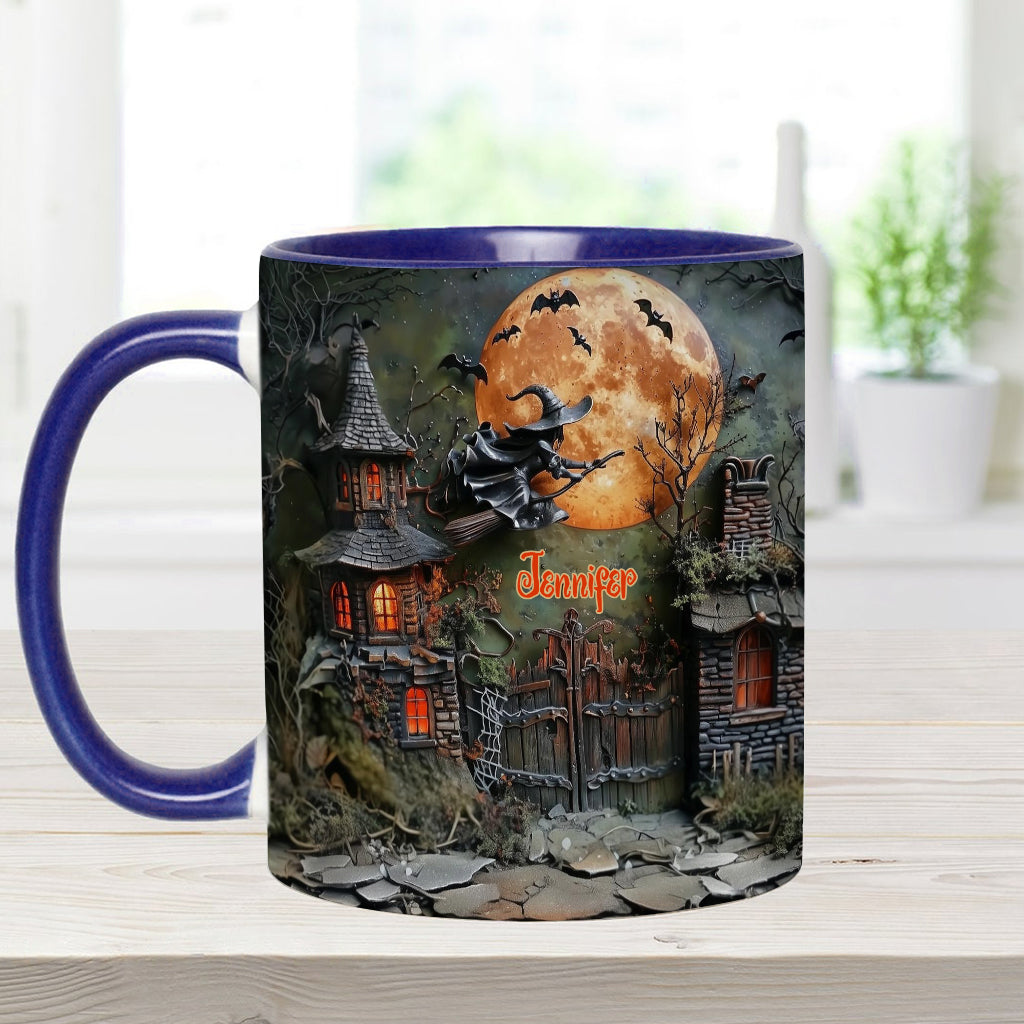 A Scary Witch - Personalized Witch Accent Mug