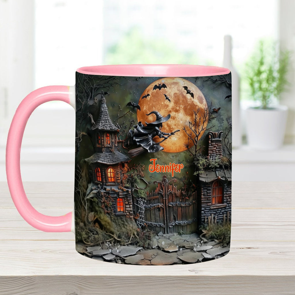 A Scary Witch - Personalized Witch Accent Mug