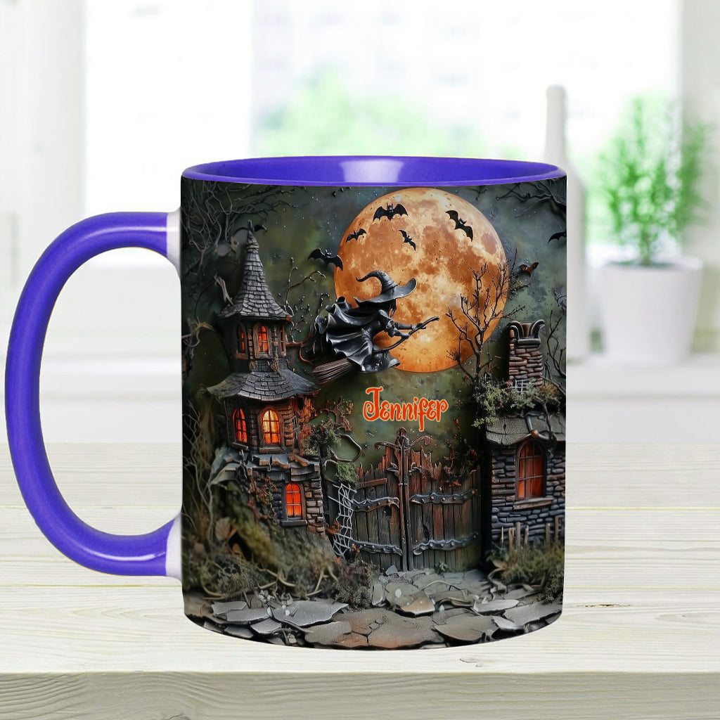 A Scary Witch - Personalized Witch Accent Mug