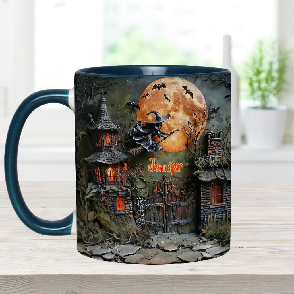 A Scary Witch - Personalized Witch Accent Mug