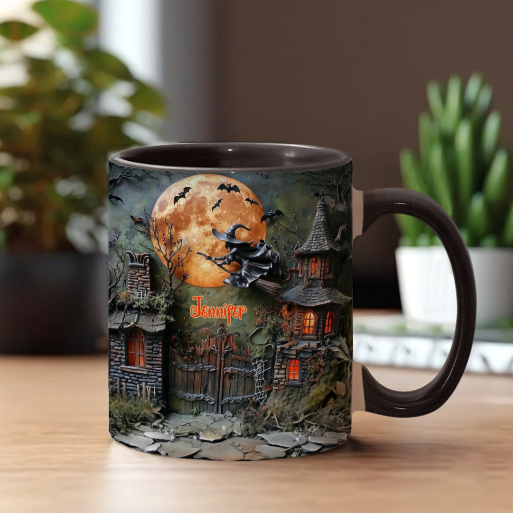 A Scary Witch - Personalized Witch Accent Mug