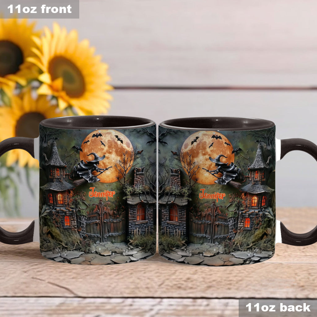 A Scary Witch - Personalized Witch Accent Mug