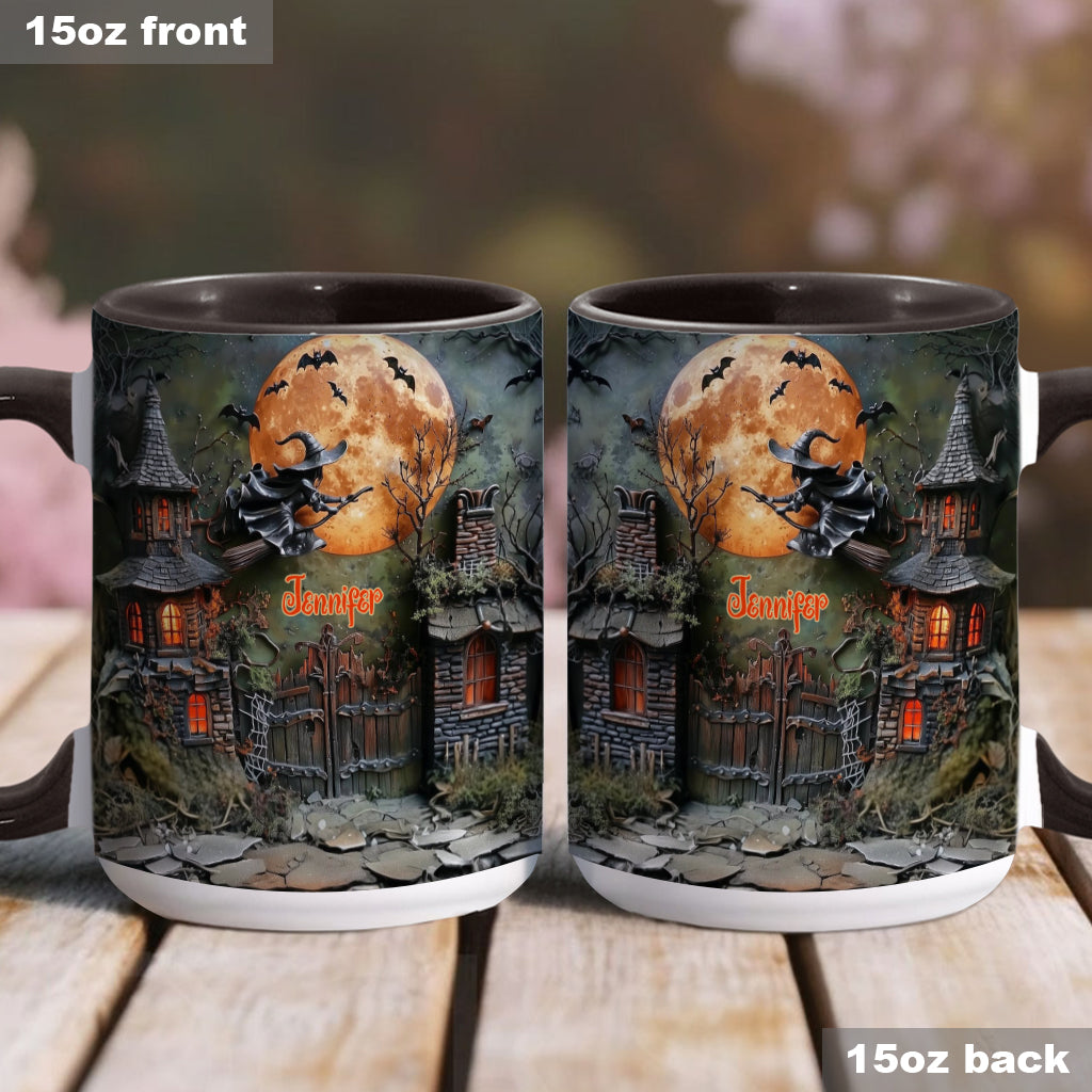 A Scary Witch - Personalized Witch Accent Mug