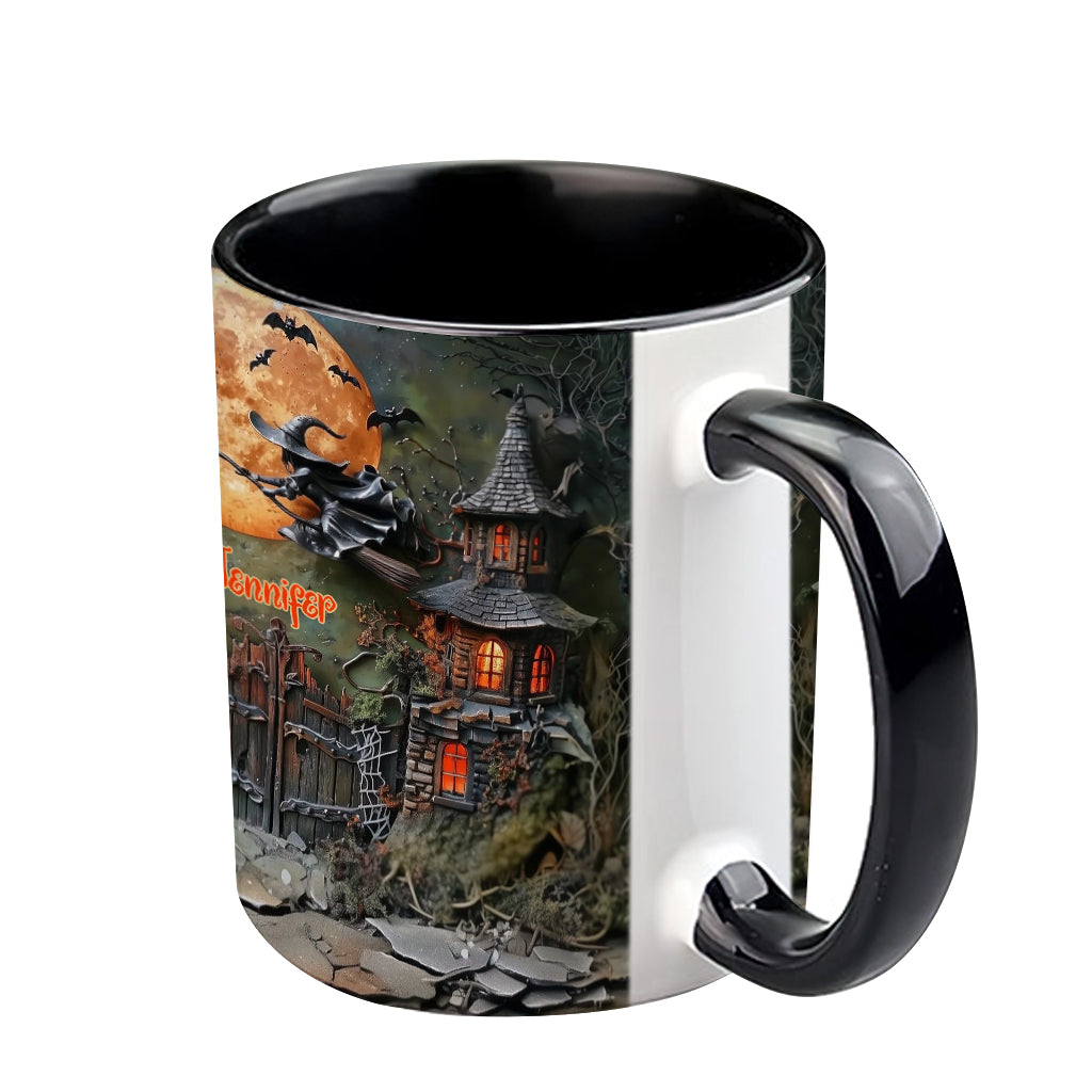 A Scary Witch - Personalized Witch Accent Mug