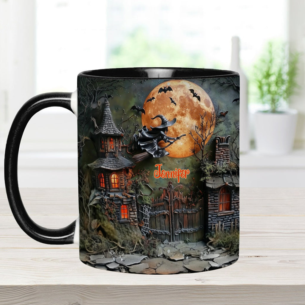 A Scary Witch - Personalized Witch Accent Mug