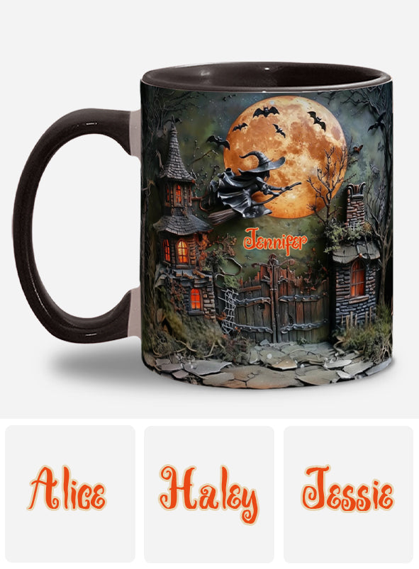 A Scary Witch - Personalized Witch Accent Mug