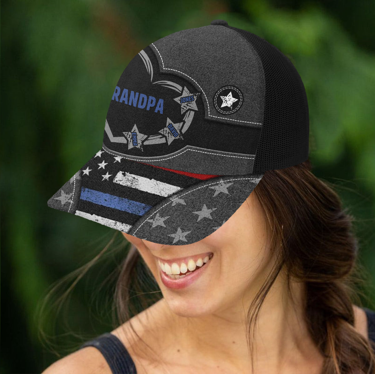 American Dad/ Papa... - Personalized Father Trucker Hat