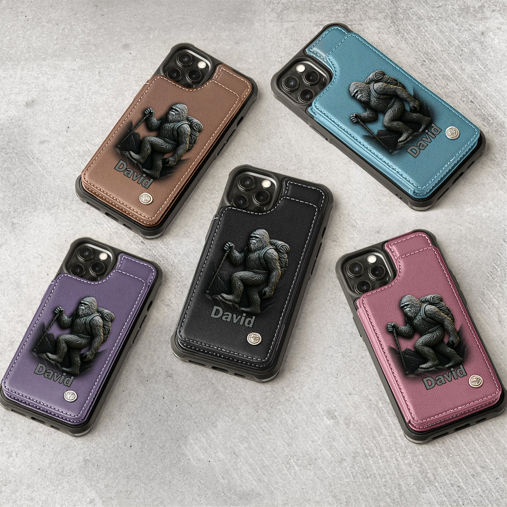 Sasquatch - Personalized Hiking Wallet Phone Case