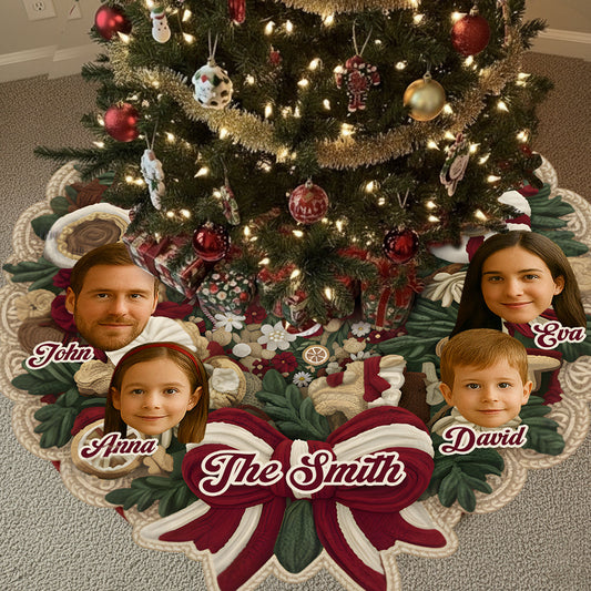 This Is Us - Personalized Family Shaped Tree Skirt