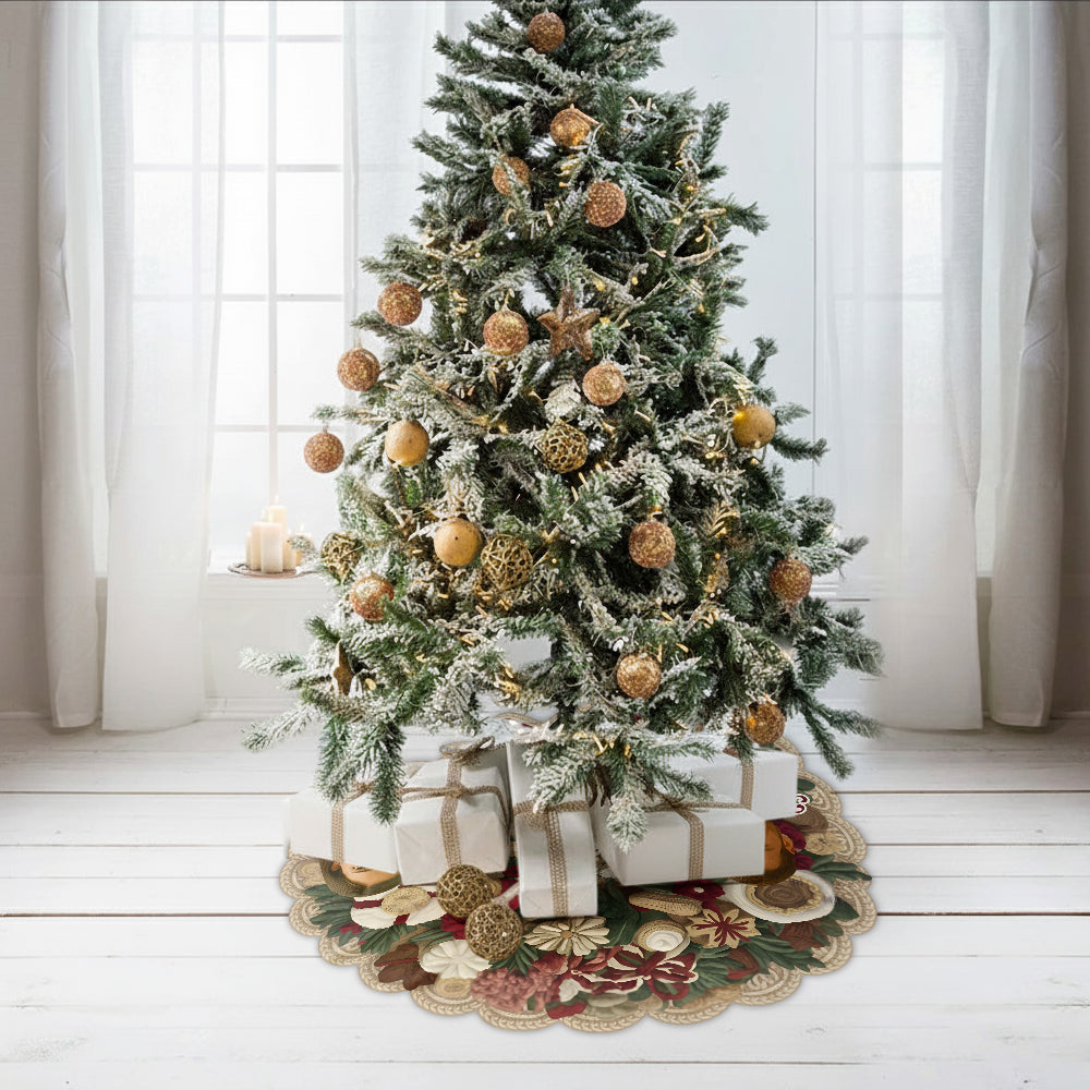 This Is Us - Personalized Family Shaped Tree Skirt