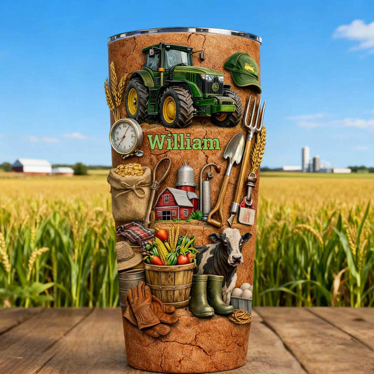 Farmer Gift Idea - Personalized Farmer Tumbler