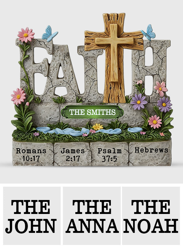 Believe In Faith - Personalized Christian Custom Shaped Acrylic Plaque