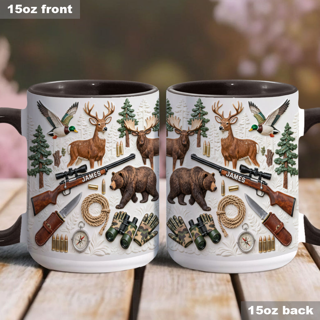 Love Hunting - Personalized Hunting Accent Mug & Coaster