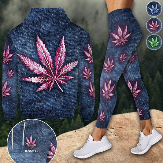 Stoner Chick - Personalized Weed Hoodie and Leggings