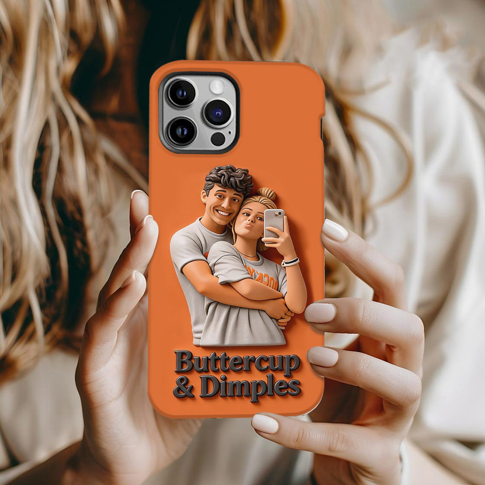 Custom From Any Photo - Perfect Valentine's Day Gift - Personalized Couple Full Print Phone Case
