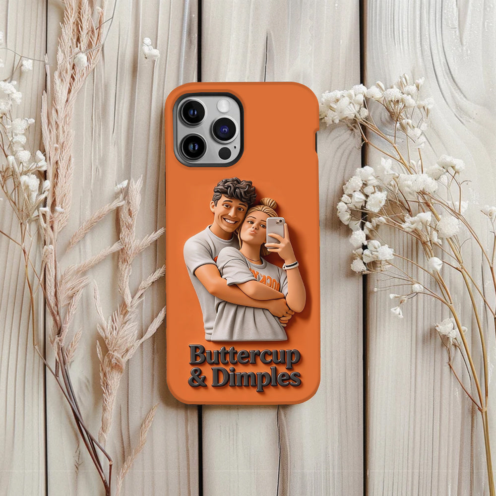 Custom From Any Photo - Perfect Valentine's Day Gift - Personalized Couple Full Print Phone Case