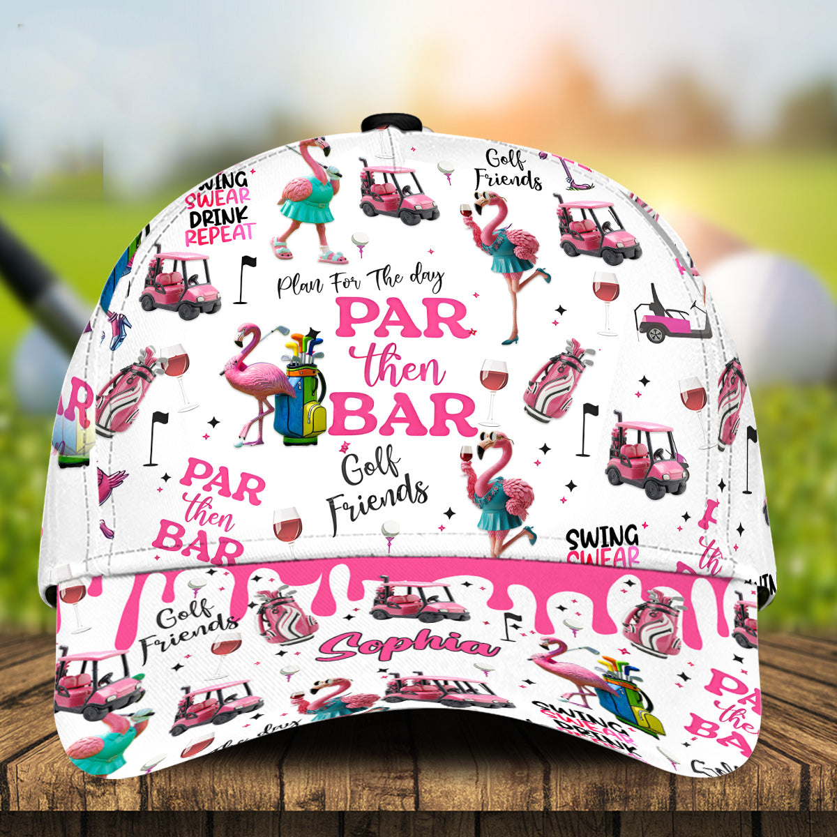 Par Then Bar - Personalized Golf Classic Cap