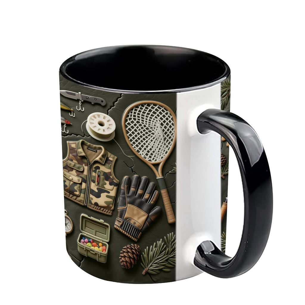 Love Fishing - Personalized Fishing Accent Mug