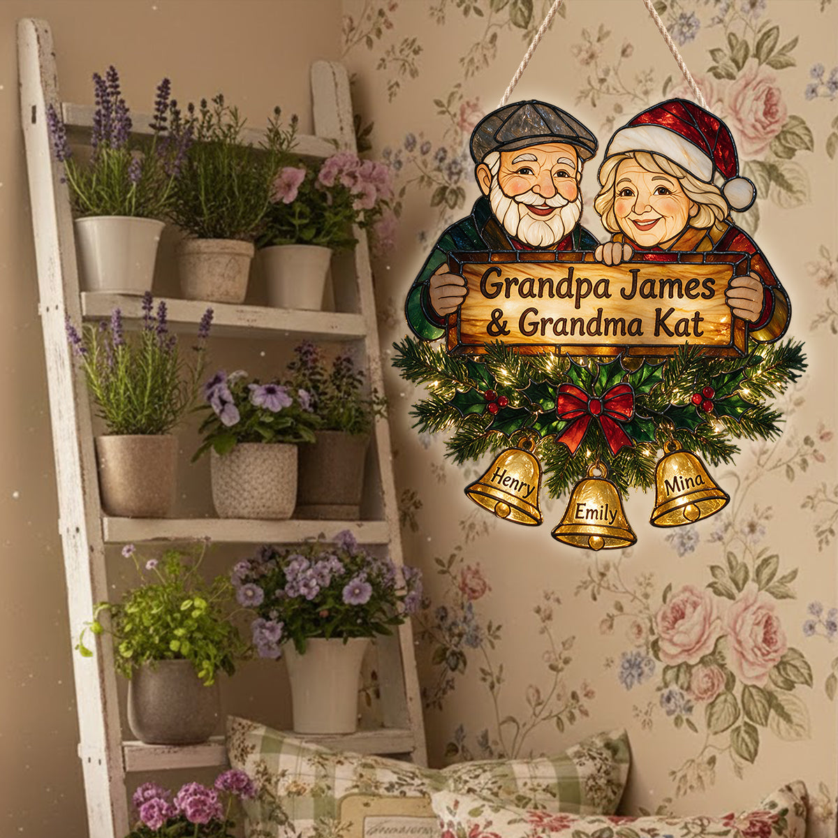 Welcome Home - Personalized Grandma LED Light Acrylic Sign