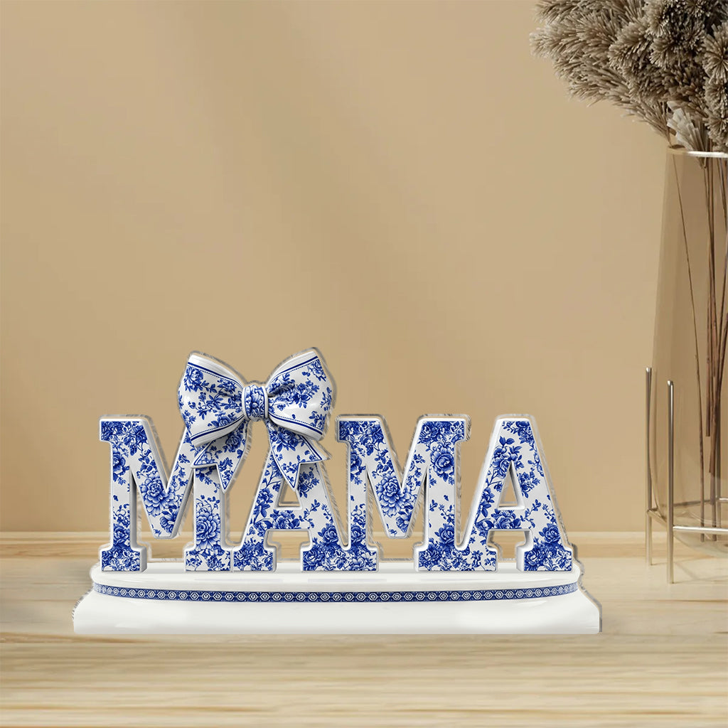 Best Mom Ever - Personalized Mother Custom Shaped Acrylic Plaque