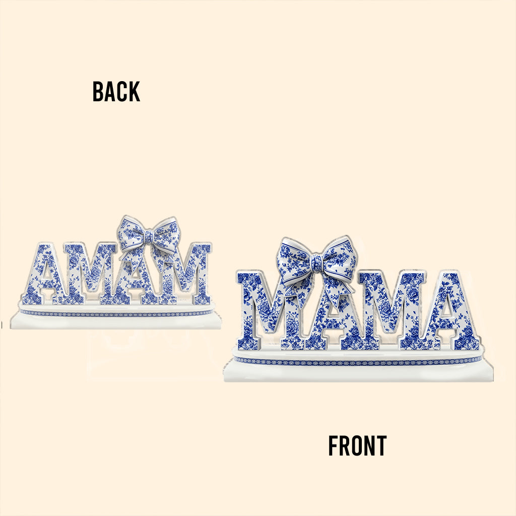 Best Mom Ever - Personalized Mother Custom Shaped Acrylic Plaque