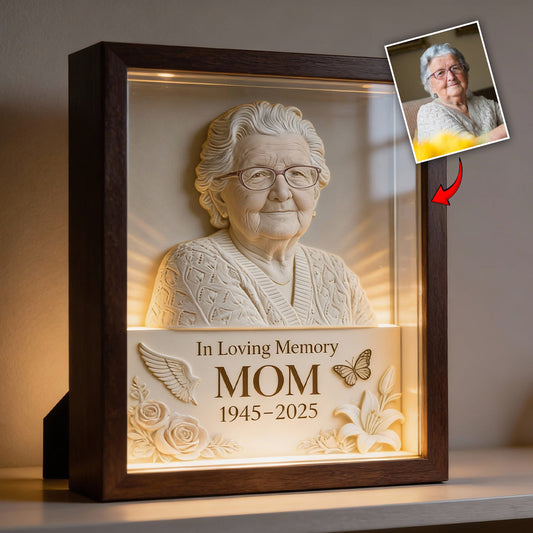 In Loving Memory - Personalized Memorial Custom Shaped Acrylic Plaque