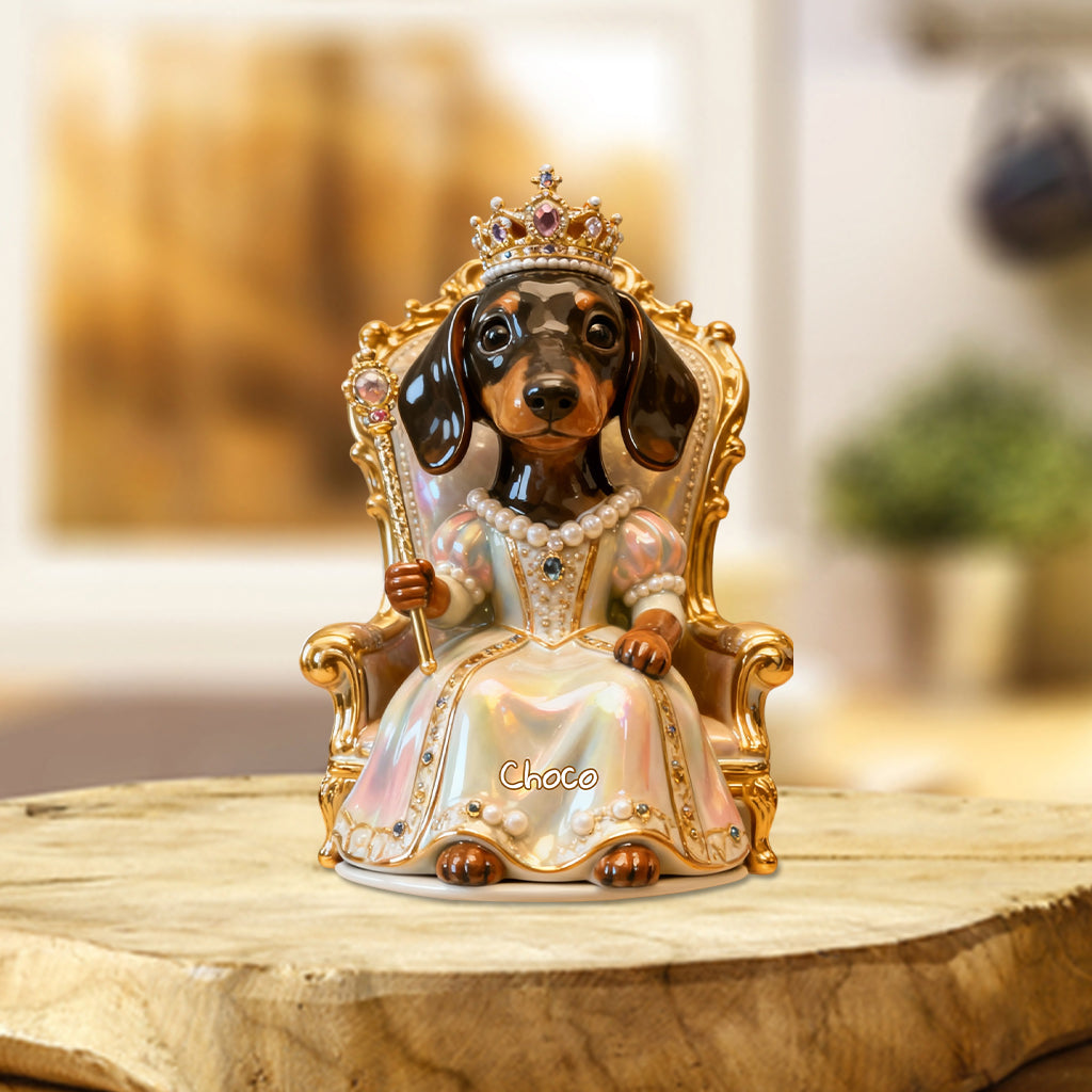 Royal Dog - Personalized Dog Custom Shaped Acrylic Plaque
