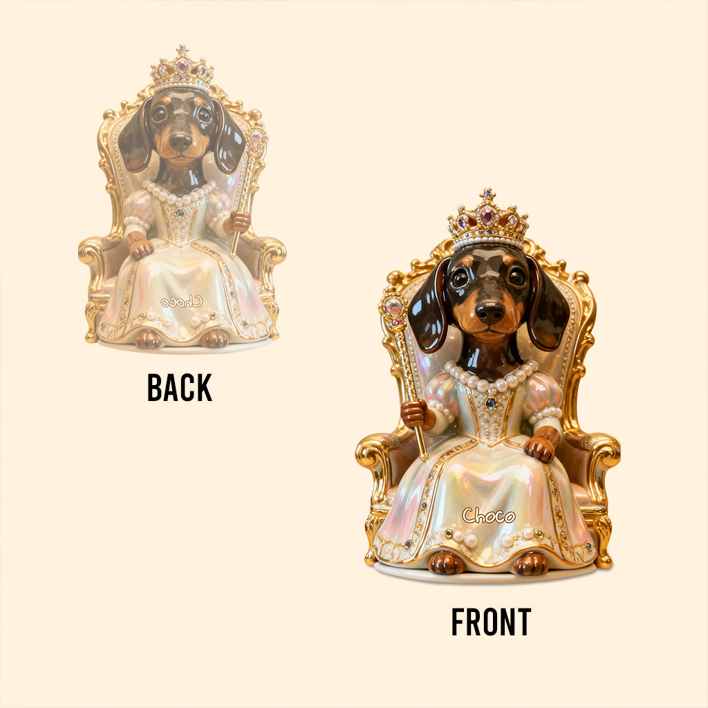 Royal Dog - Personalized Dog Custom Shaped Acrylic Plaque