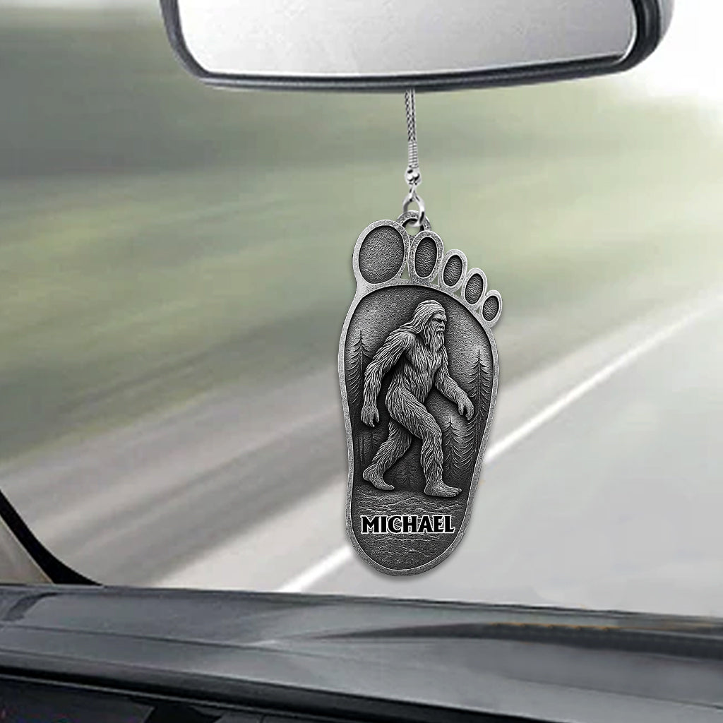 Sasquatch I Believe - Personalized Hiking Car Ornament