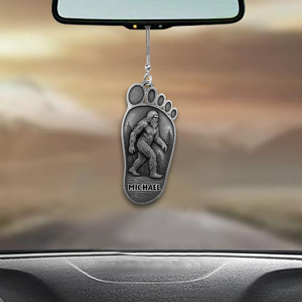 Sasquatch I Believe - Personalized Hiking Car Ornament