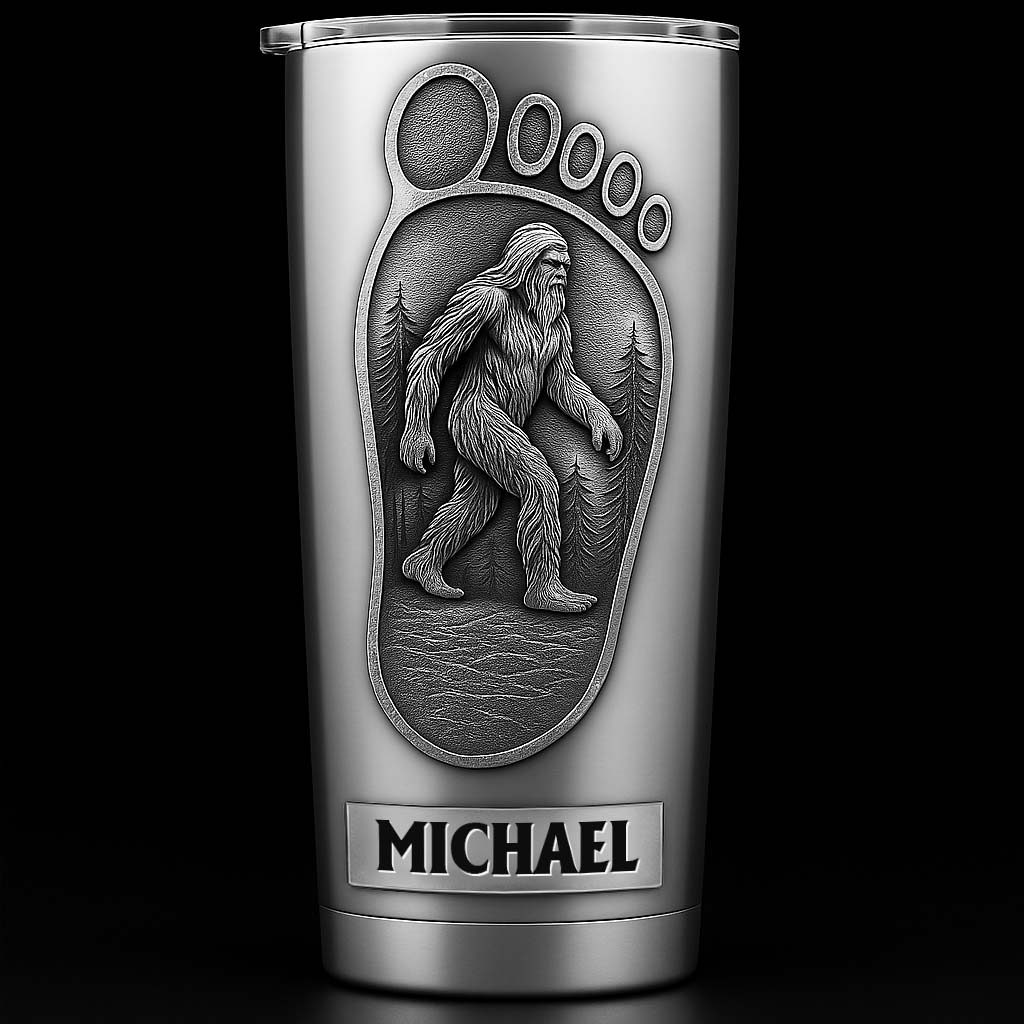 Sasquatch I Believe - Personalized Hiking Tumbler