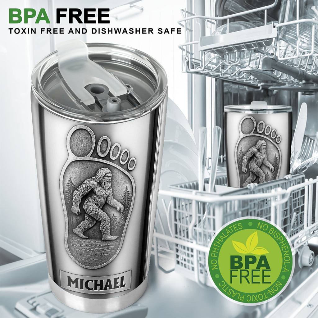 Sasquatch I Believe - Personalized Hiking Tumbler