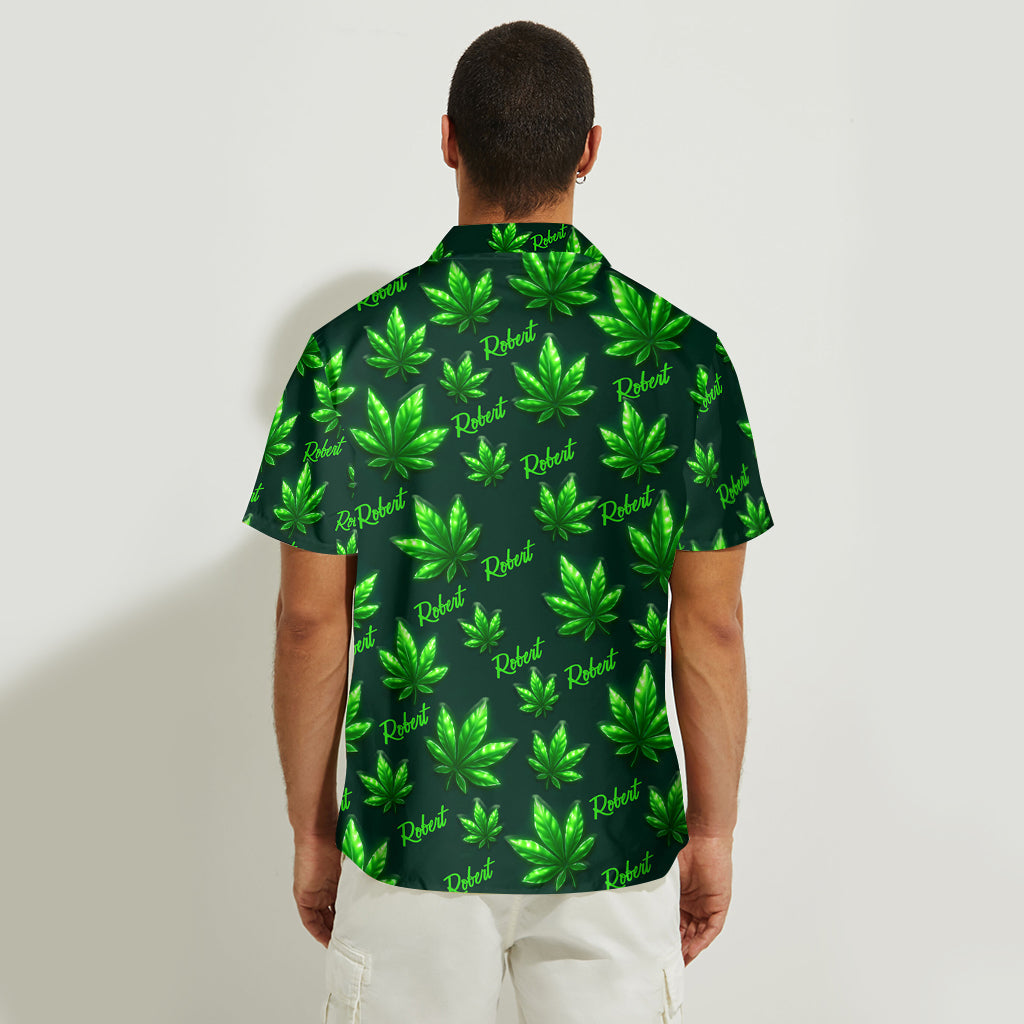 Let's Get High - Personalized Weed Hawaiian Shirt