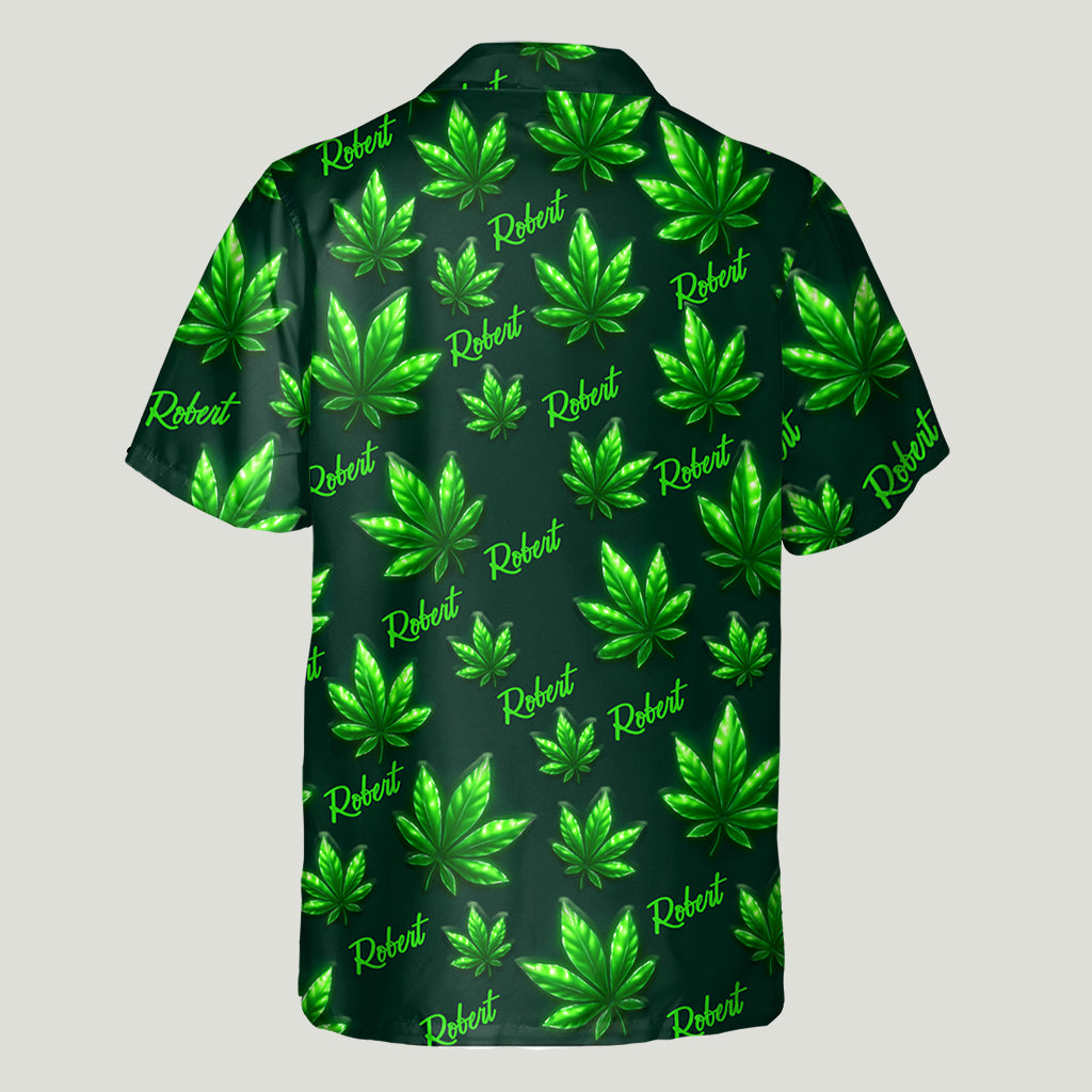 Let's Get High - Personalized Weed Hawaiian Shirt