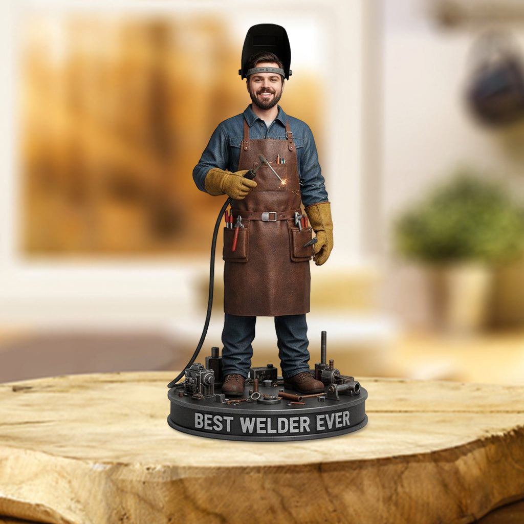 Custom Gift For Welder - Personalized Welder Custom Shaped Acrylic Plaque