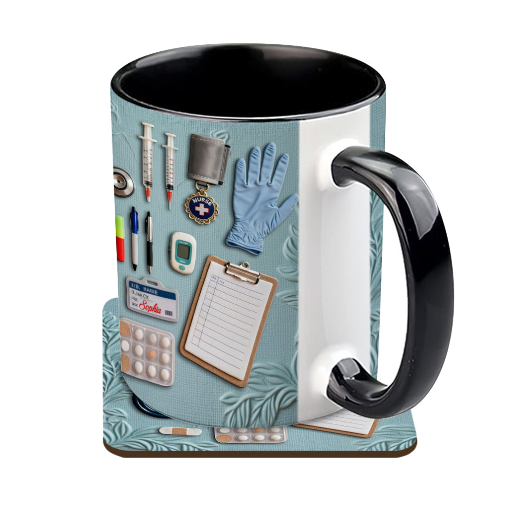 Nurse Life - Personalized Nurse Accent Mug